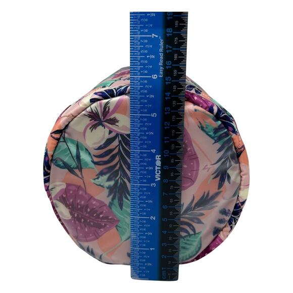 Lug Tumbler Bag Azalea Pink Floral Travel Toiletry Artist Supply Wipe Clean New - Picture 14 of 14